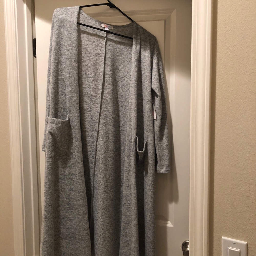 Lularoe gray soft Sarah size small NWT